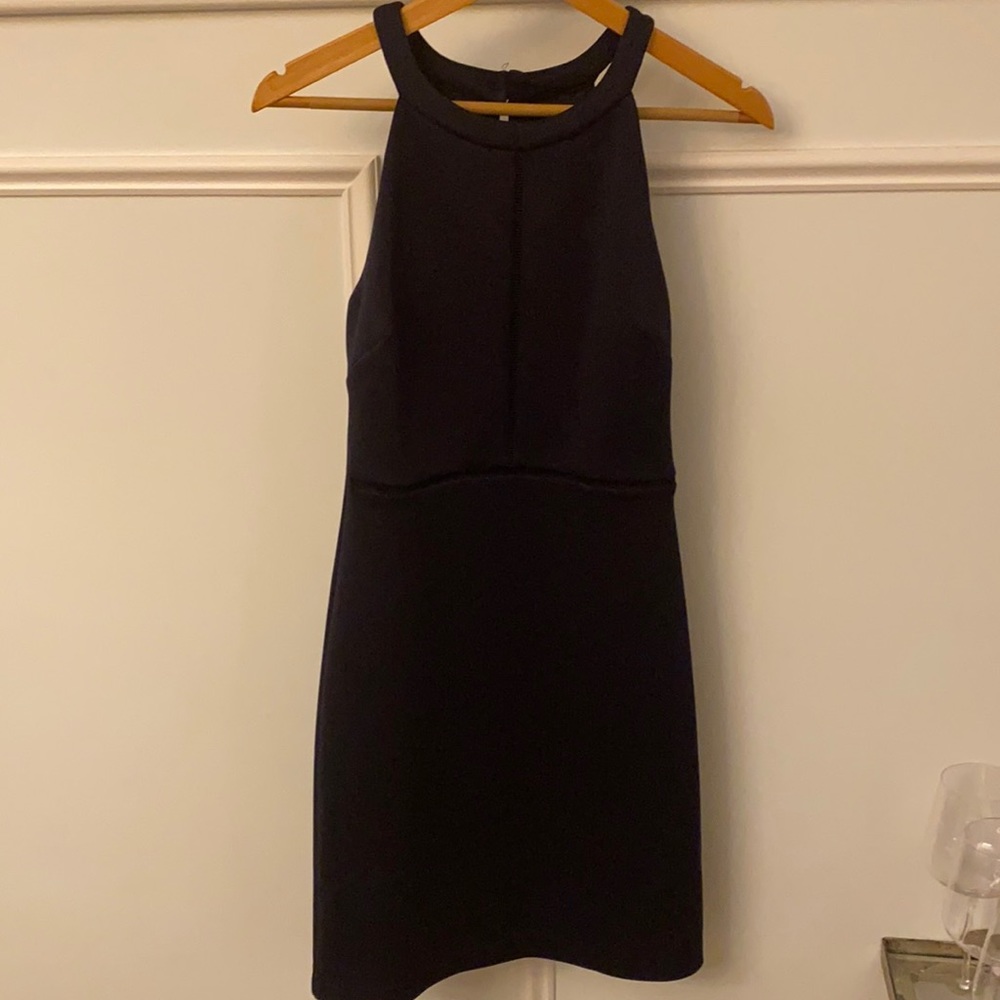 navy blue guess dress